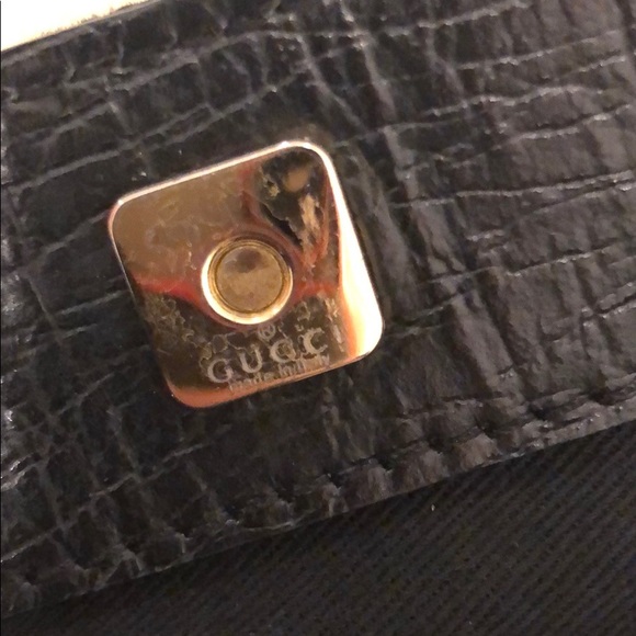 SOLD! Auth Gucci Black Hasler horsebit tote - Picture 6 of 10